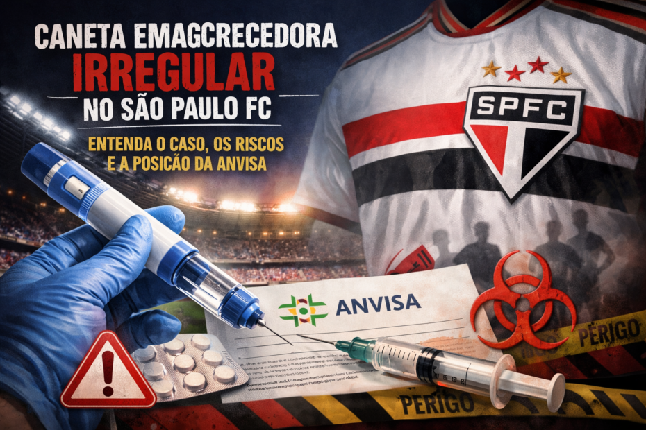 Caneta Emagrecedora Irregular no São Paulo FC: Entenda o Caso, os Riscos à Saúde e a Posição da Anvisa